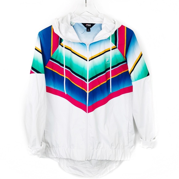 Fila Jackets & Blazers - Fila bright colors sarape hoodie